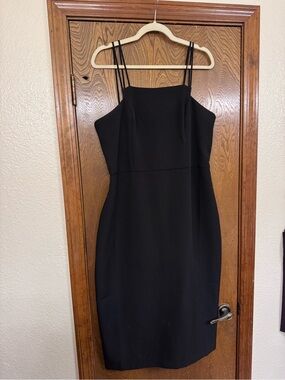 Express | Dresses | Express Black Ribbed Knit Sweetheart Midi Dress |  Poshmark